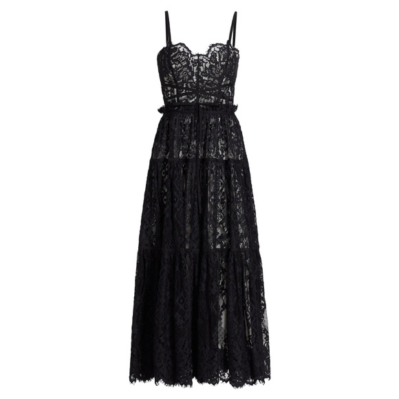 CINQ A SEPT Lana Lace Midi Dress - Size 10, NWT ($695 Retail) - Picture 7 of 8